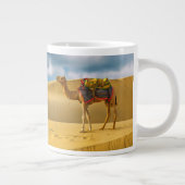 woestijnen | Thar Desert Rajasthan India Camel Grote Koffiekop (Rechts)
