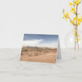 Woestijnfoto Kaart (Gele Bloem)