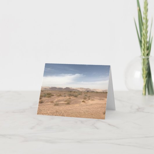 Woestijnfoto Kaart (Voorkant)