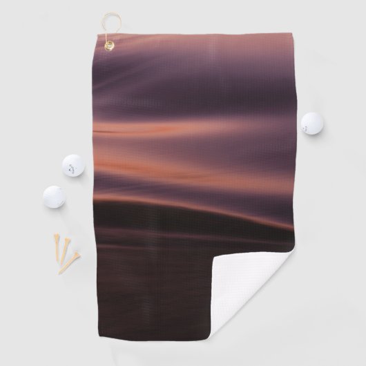 Woestijnfotografie Sahara Donk Donker zand Golfhanddoek (Insitu)