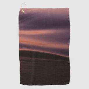 Woestijnfotografie Sahara Donk Donker zand Golfhanddoek