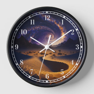 Woestijngalaxy Surreal Landscape Art