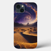 Woestijngalaxy Surreal Landscape Art Case-Mate iPhone Case (Achterkant)