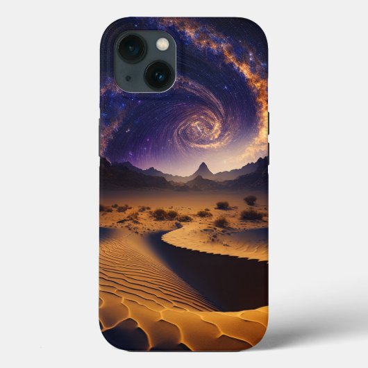 Woestijngalaxy Surreal Landscape Art Case-Mate iPhone Case (Achterkant)