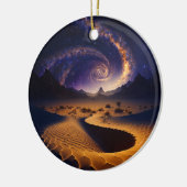 Woestijngalaxy Surreal Landscape Art Keramisch Ornament (Links)
