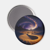 Woestijngalaxy Surreal Landscape Art Magneet (Voorkant / Achterkant)