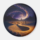 Woestijngalaxy Surreal Landscape Art Magneet (Voorkant)