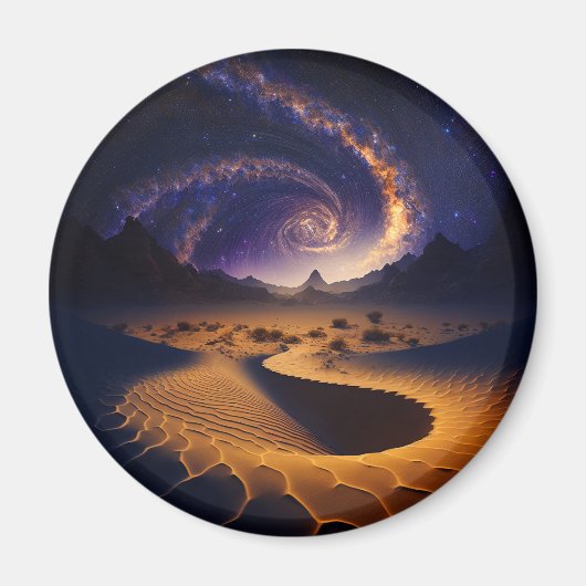 Woestijngalaxy Surreal Landscape Art Magneet (Voorkant)