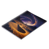 Woestijngalaxy Surreal Landscape Art Notitieboek (Linkerzijde)
