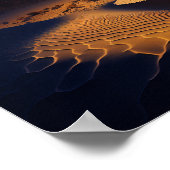 Woestijngalaxy Surreal Landscape Art Poster (Hoek)