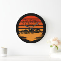 woestijngebied met kamelen