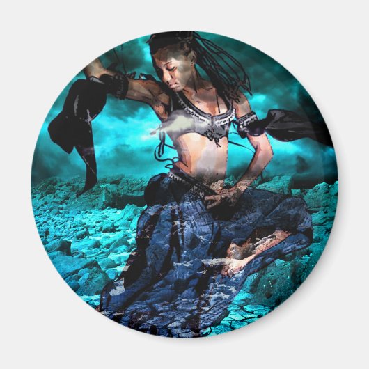 WOESTIJNGEEST MAGNEET (Voorkant)