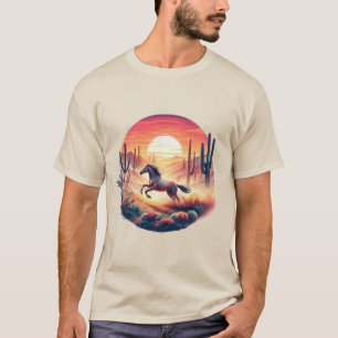 Woestijngeest, majestueus paard t-shirt