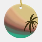 Woestijngolf Keramisch Ornament (Voorkant)