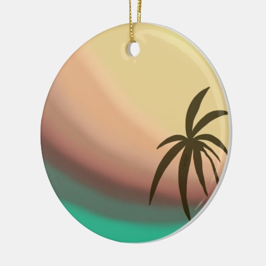 Woestijngolf Keramisch Ornament (Links)