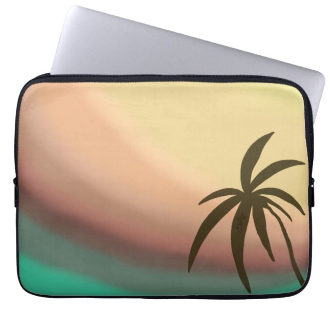 Woestijngolf Laptop Sleeve (Voorkant)