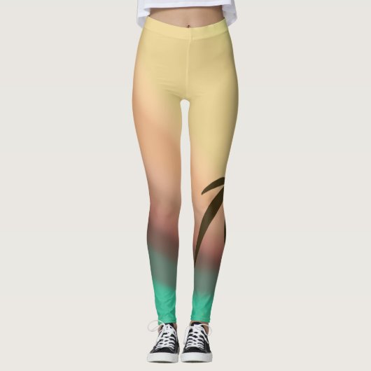 Woestijngolf Leggings (Voorkant)