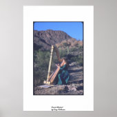 Woestijnharpist Poster (Voorkant)