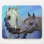 Woestijnherten Arabische paarden mousepad Muismat (Voorkant)