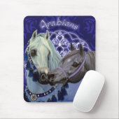 Woestijnherten Arabische paarden mousepad Muismat (Met muis)