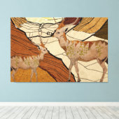 Woestijnherten Canvas Afdruk (Insitu (Houten vloer))
