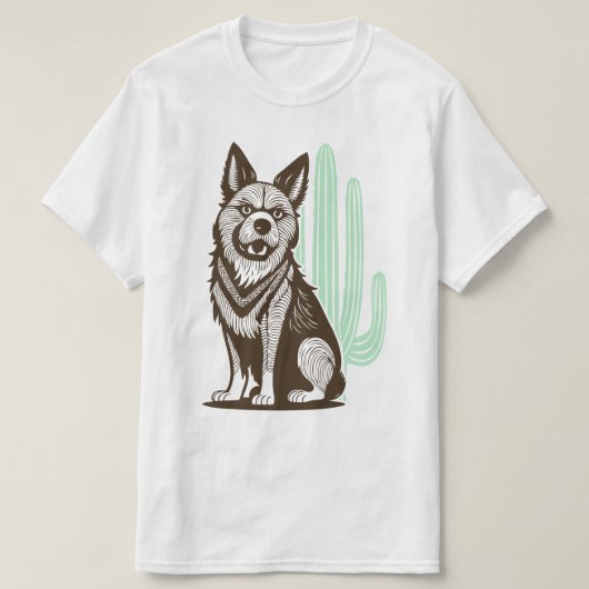 woestijnhond t-shirt (Design voorkant)
