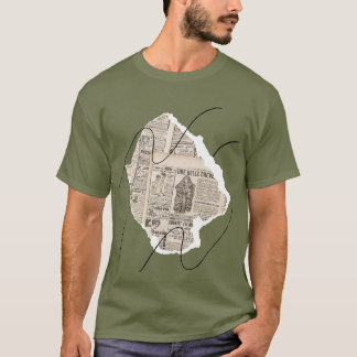Woestijnkaart en landschapsesthetiek Art T-Shirt