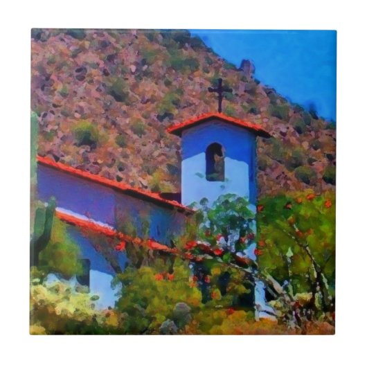 Woestijnkerk Tegeltje (Voorkant)