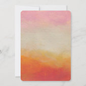 Woestijnkleuren Abstract landschapshuwelijk Kaart (Achterkant)