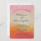 Woestijnkleuren Abstract landschapshuwelijk Kaart (Voorkant)