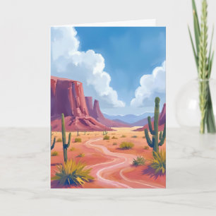 Woestijnkloof Cactus Natuur Landschap Kaart