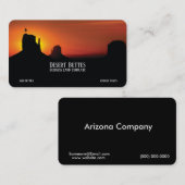 Woestijnknoppen Het Zonnevaste Visitekaartje (Voorkant / Achterkant)