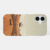 Woestijnkruispunt iPhone 16 Hoesje (Achterkant horizontaal)