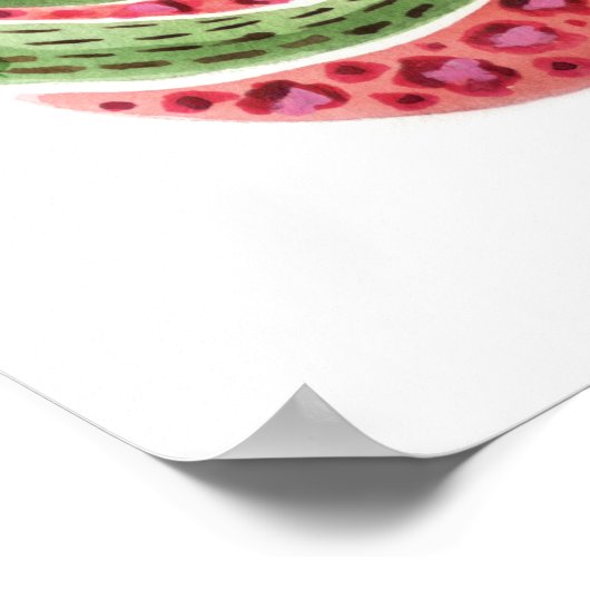 Woestijnkwartel met kleurrijk woestijnlandschap poster (Hoek)