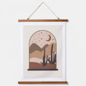 Woestijnlandschap, Arizona, Boho Abstracte Kunst Hangend Wandkleed (Voorkant)