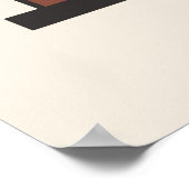 Woestijnlandschap, Arizona, Boho Abstracte Kunst Poster (Hoek)
