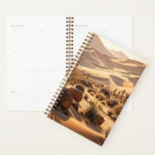 Woestijnlandschap bij zonsondergang planner (Display)