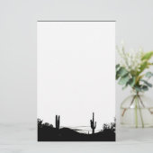 Woestijnlandschap Briefpapier (Staand voorkant)