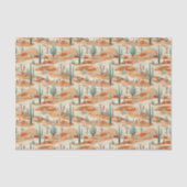 Woestijnlandschap Cactus Decoupage Tissuepapier (Voorkant)