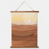 Woestijnlandschap hangend tapijt hangend wandkleed (Voorkant)