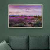 Woestijnlandschap in Bloom AI Art | Fottorealistis Poster