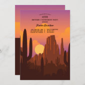 Woestijnlandschap Kaart (Voorkant / Achterkant)