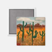 Woestijnlandschap Magneet (Voorkant / Achterkant)