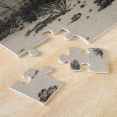 Woestijnlandschap met Cactus Scene Puzzle Legpuzzel (Zijkant)