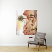 Woestijnlandschap met dadelpalmen wandkleed (In situ)