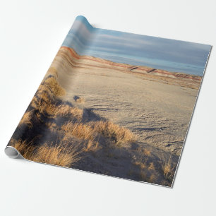 Woestijnlandschap met Waving Shadow Foto Cadeaupapier