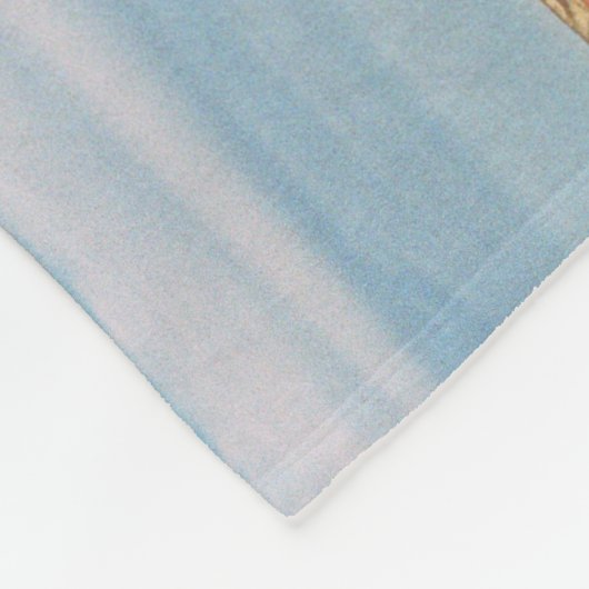 Woestijnlandschap met Waving Shadow Foto Fleece Deken (Hoek)