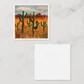 Woestijnlandschap Notitiekaartje (Voorkant / Achterkant)