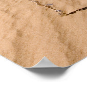 woestijnlandschap poster (Hoek)