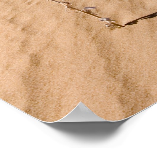 woestijnlandschap poster (Hoek)